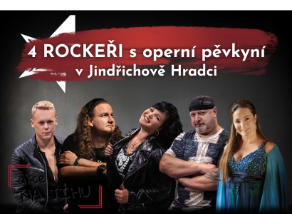 4 ROCKEŘI s operní pěvkyní v Jindřichově Hradci